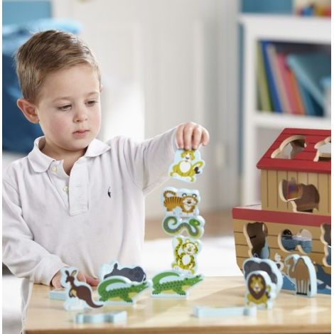 Set de joaca din lemn Arca lui Noe Melissa and Doug - poza 3