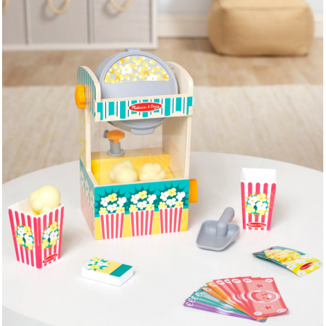 Set de joaca din lemn Chioscul cu Popcorn - colectia Distractie la targ - poza 2