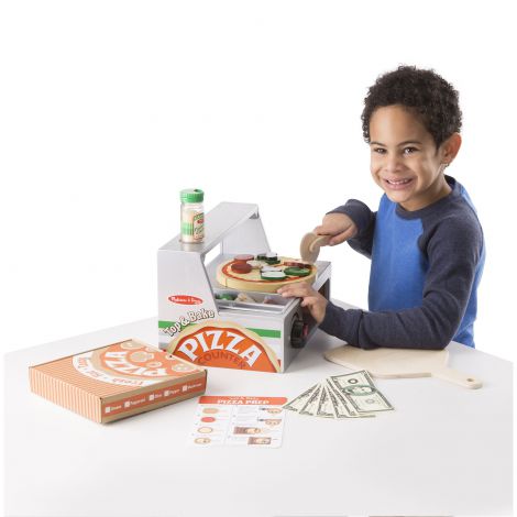 Set de joaca din lemn Cuptorul de pizza - Melissa And Doug - poza 3