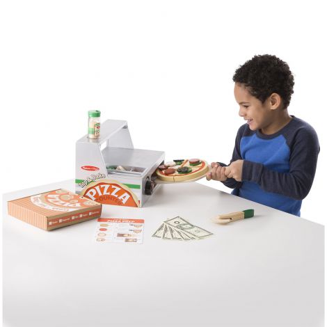 Set de joaca din lemn Cuptorul de pizza - Melissa And Doug - poza 4