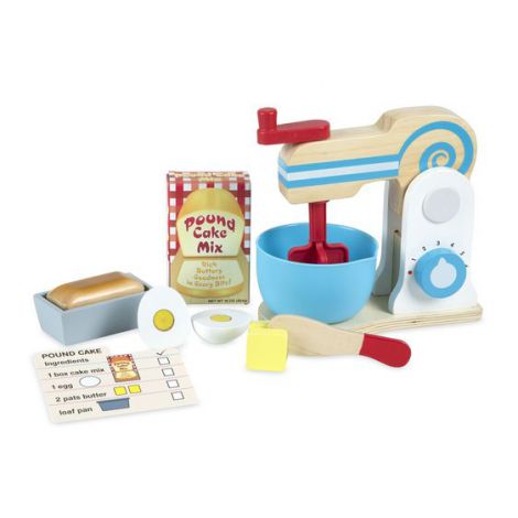 Set de joaca din lemn Mixer pentru prajituri - Melissa & Doug - poza 1