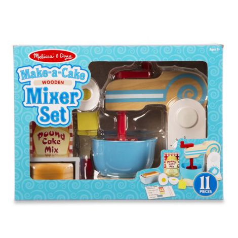 Set de joaca din lemn Mixer pentru prajituri - Melissa & Doug - poza 2