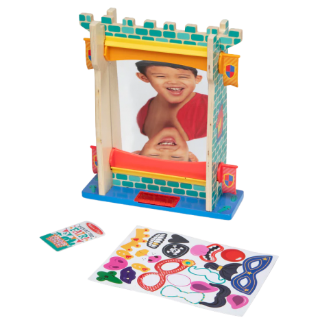 Set de joaca din lemn Oglinda Buclucasa - colectia Distractie la targ