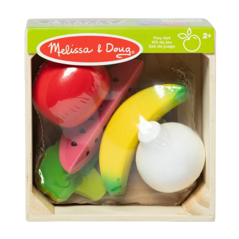 Set de joaca din lemn pentru jocuri de rol Fructe si legume - poza 1