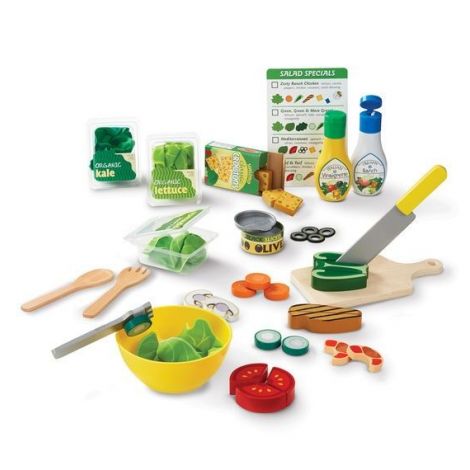 Set de joaca din lemn Salate delicioase Melissa and Doug 9310 - poza 3