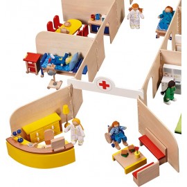 Set de joaca din lemn Spital cu accesorii - poza 3