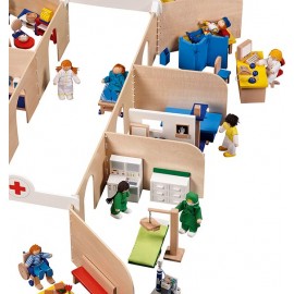 Set de joaca din lemn Spital cu accesorii - poza 4