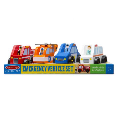 Set de joaca din lemn Vehicule de interventie - poza 5