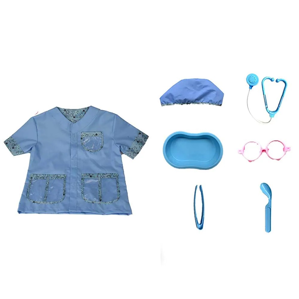 Set de joaca Doctor cu halat albastru - poza 1