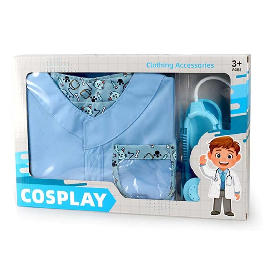 Set de joaca Doctor cu halat albastru - poza 2