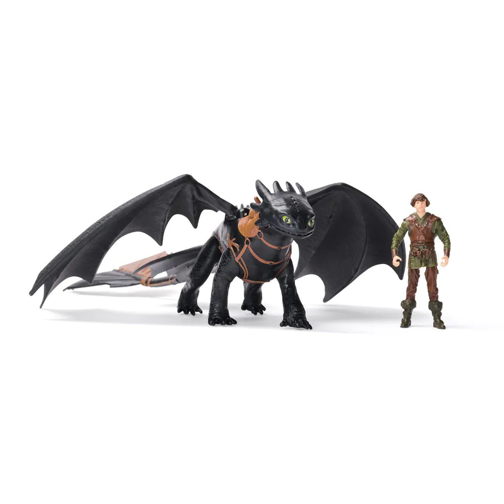 Set de joaca dragon cu Mini Figurina Viking How to Train Your Dragon diverse modele - poza 1