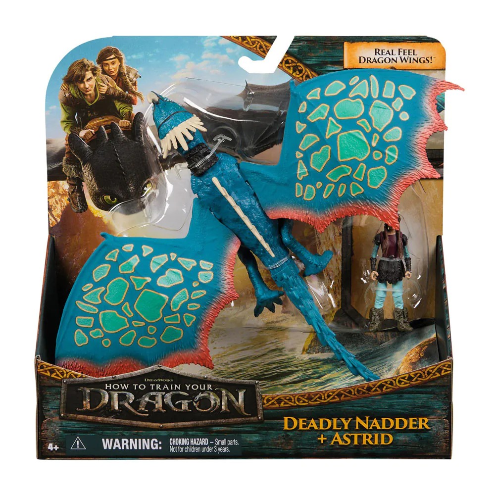 Set de joaca dragon cu Mini Figurina Viking How to Train Your Dragon diverse modele - poza 4