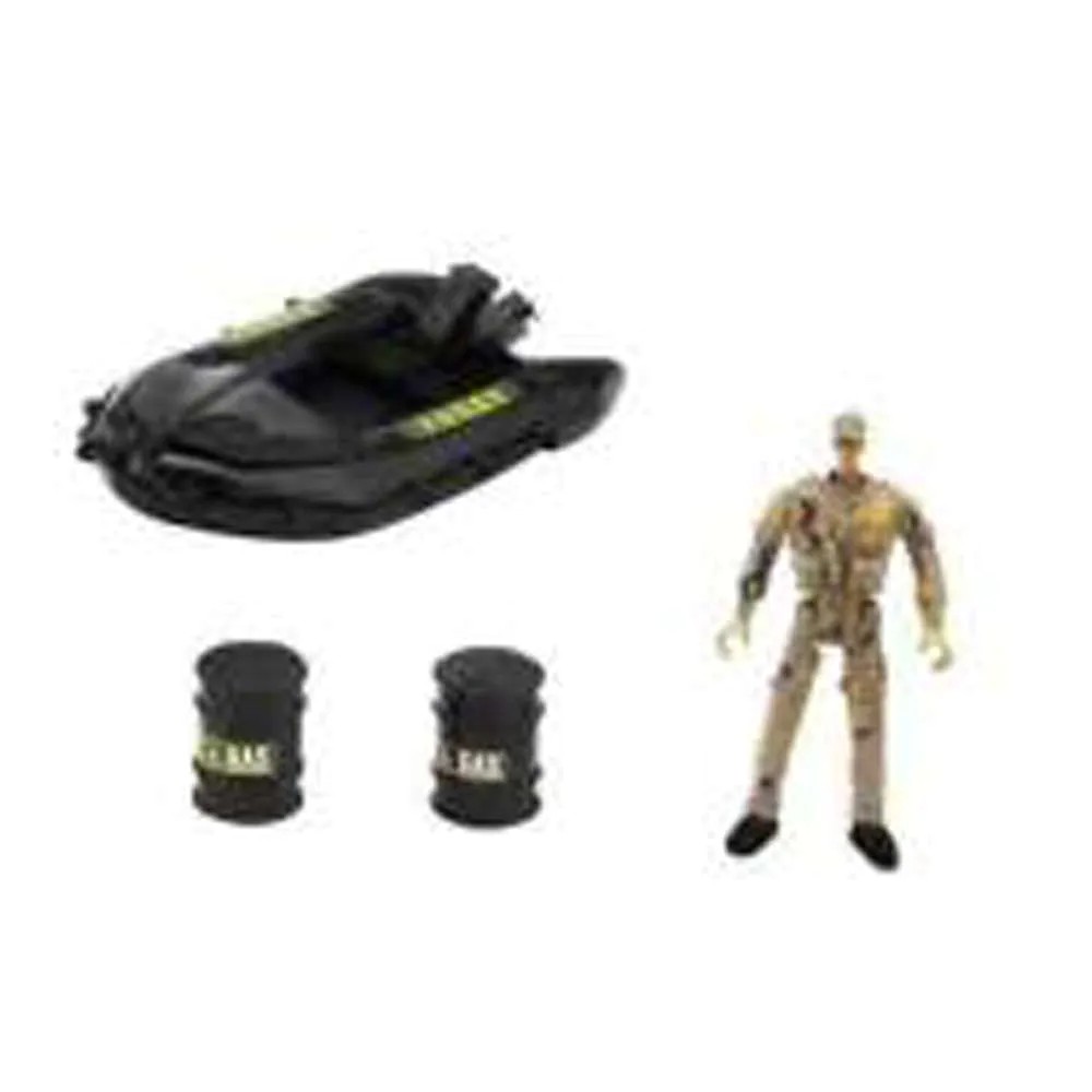 Set de joaca elicopter militar cu barca de salvare Ocie - poza 3