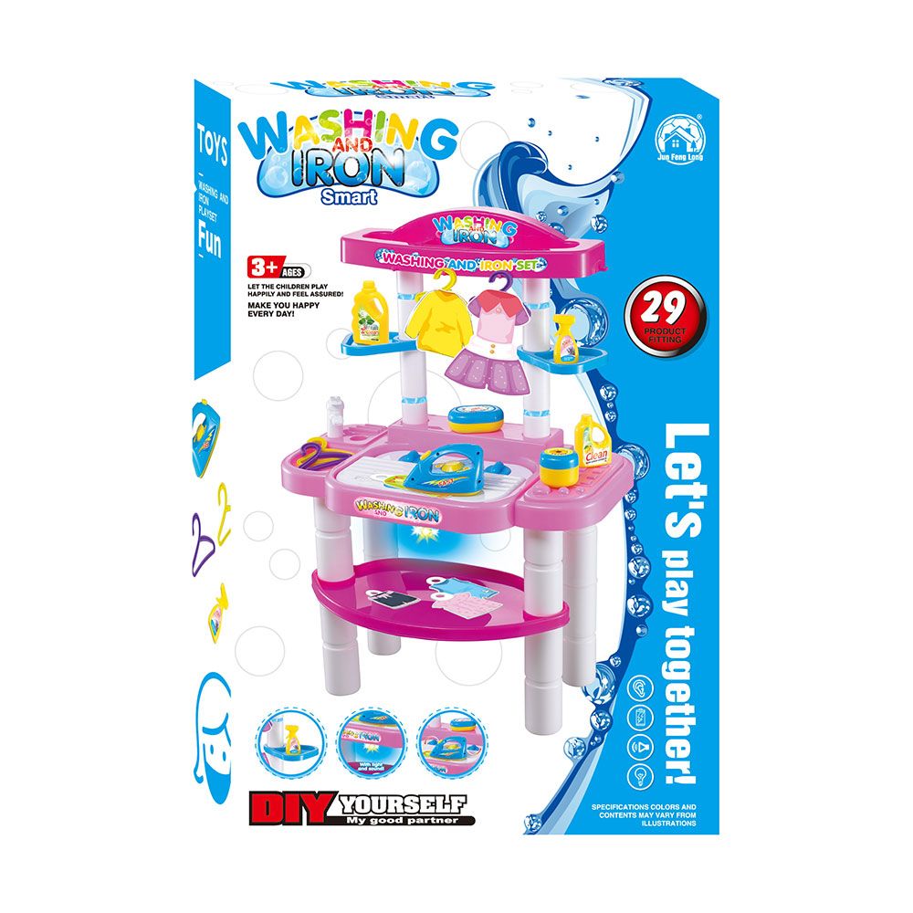 Set de joaca fier de calcat si curatatorie Ocie Smart 29 piese - poza 2