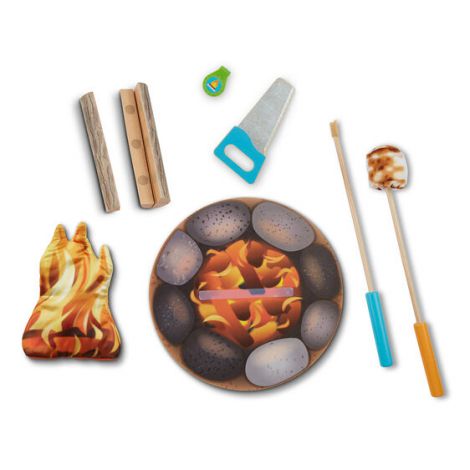 Set de joaca Focul de Tabara, colectia Sa Exploram Natura Melissa & Doug - poza 4