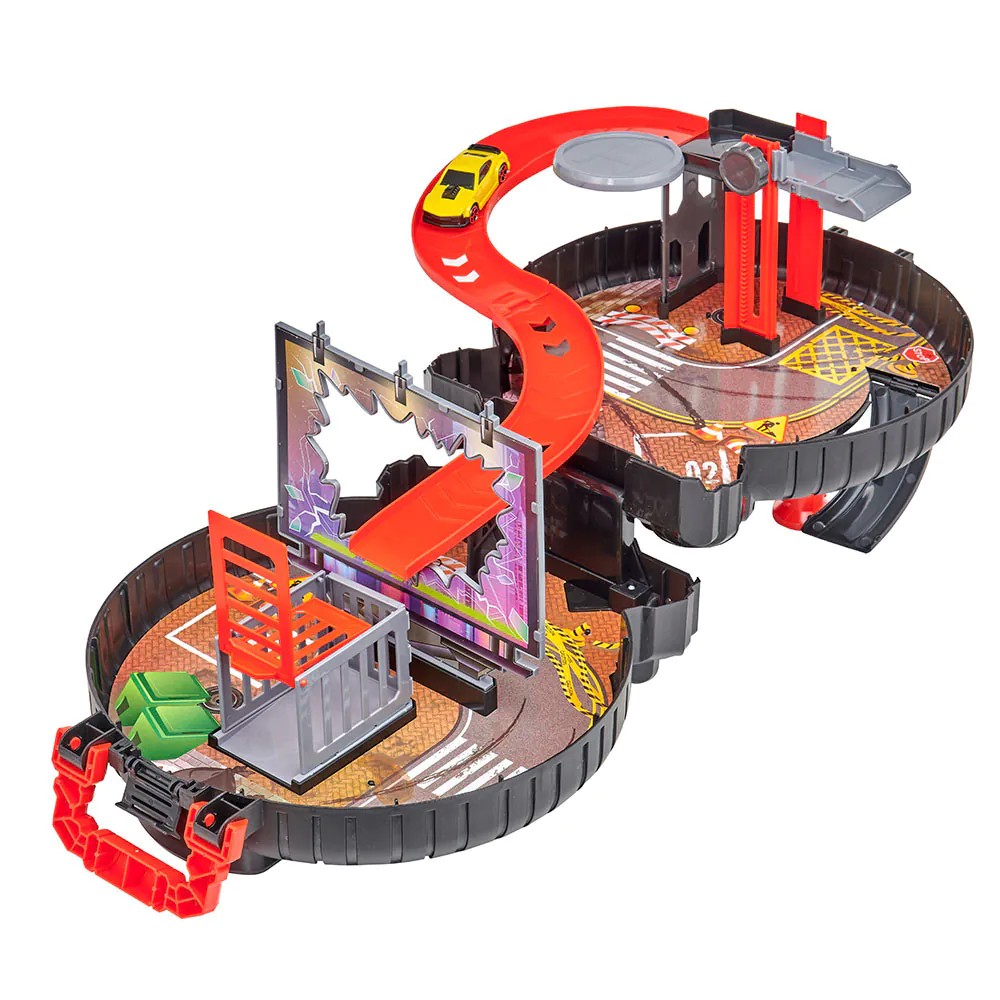 Set de joaca gara in valiza HTI TEAMSTERZ Track-Rubber - poza 1