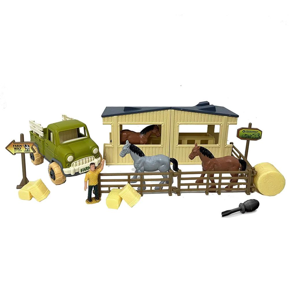 Set de joaca grajd cu animale de ferma Ocie - poza 1