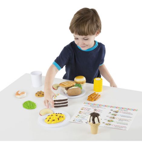 Set de joaca Hai sa luam cina Blue - Melissa & Doug - poza 2