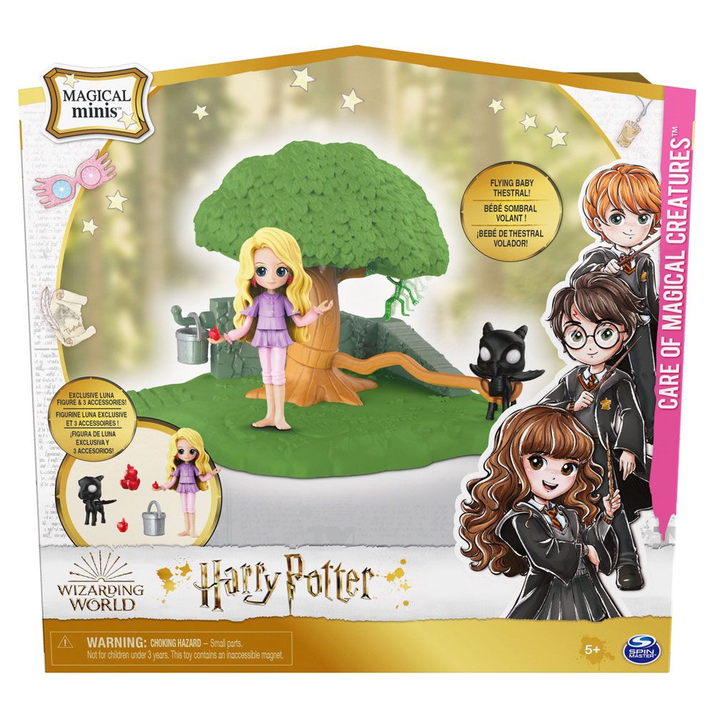 Set de joaca Harry Potter Gradina creaturilor magice cu figurina Luna Loovegood - poza 2