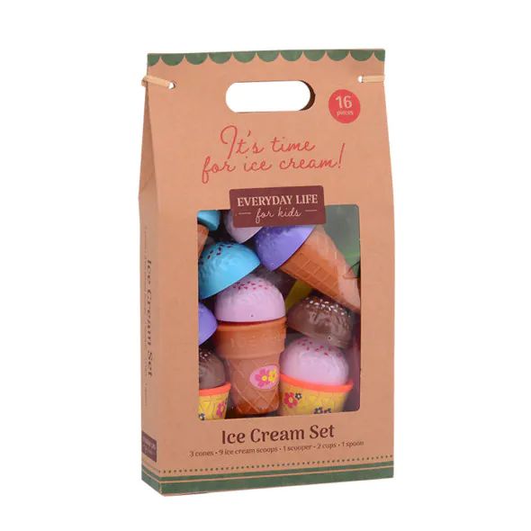 Set de joaca Home and Kitchen conuri de inghetata 16 piese - poza 2