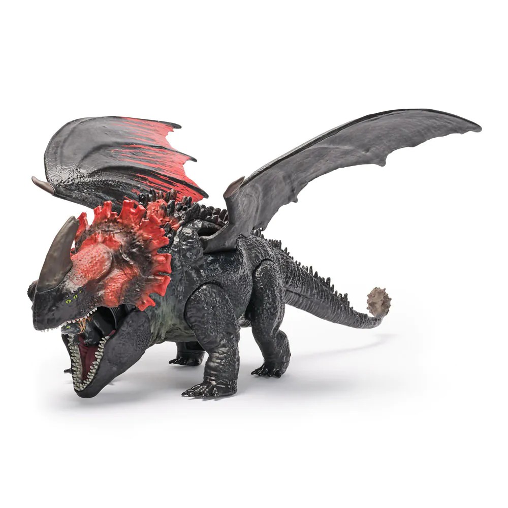 Set de joaca How to Train your Dragon Dragonul Mortii Rosii cu un mic Toothless - poza 5