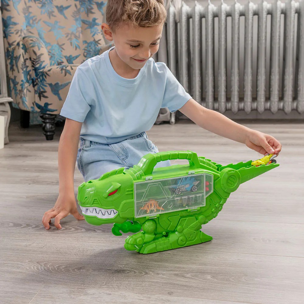 Set de joaca HTI TEAMSTERZ Transportator Auto cu Dinozauri - poza 3