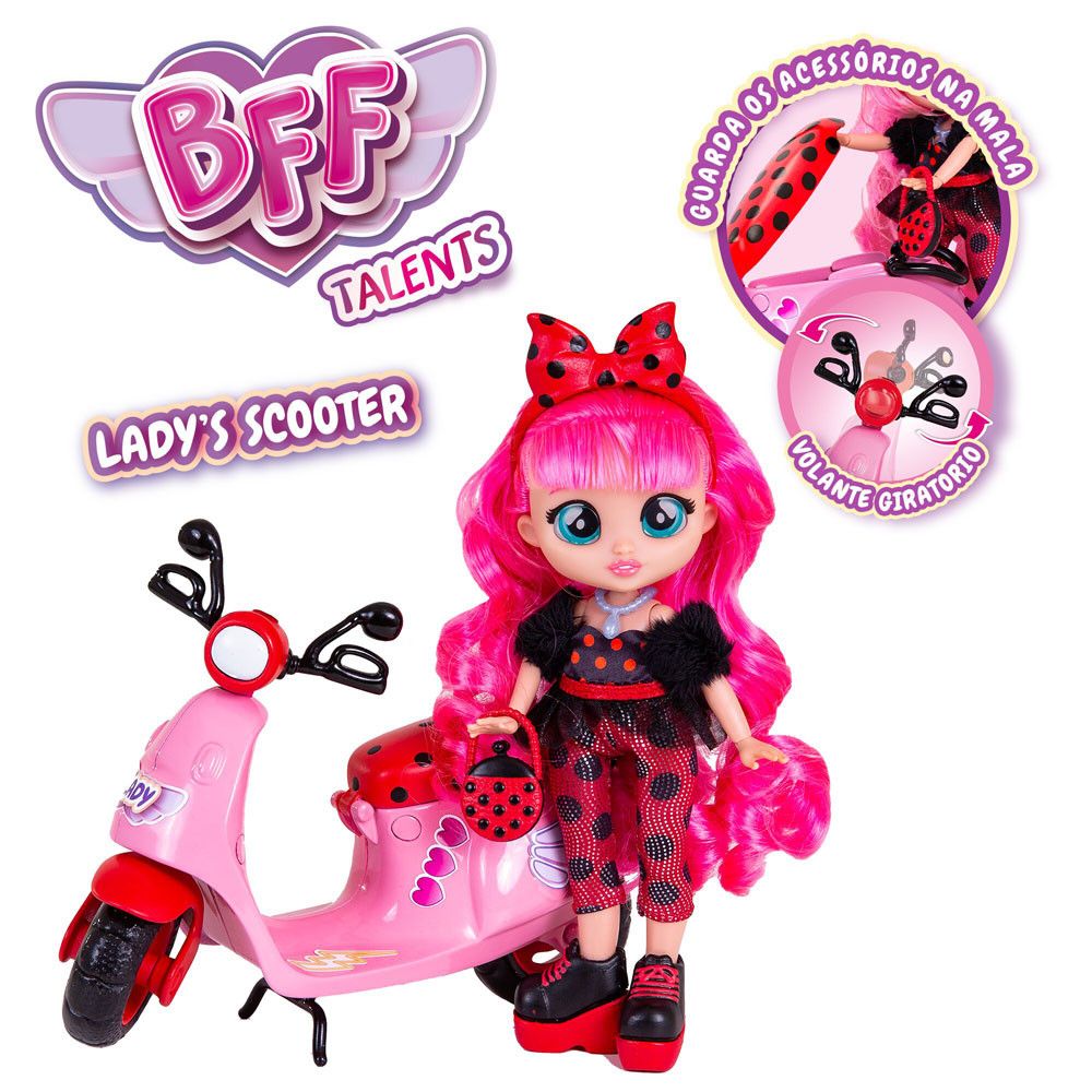 Set de joaca IMC BFF Talents Lady cu scooter - poza 4