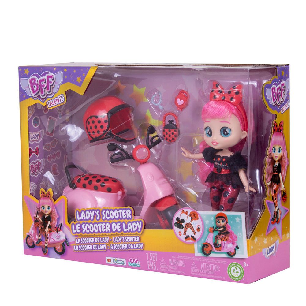 Set de joaca IMC BFF Talents Lady cu scooter - poza 5