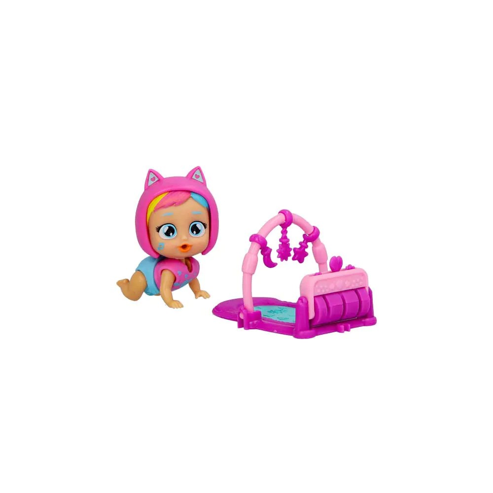 Set de joaca IMC CryBabies Millie Play Time cu salteluta - poza 5