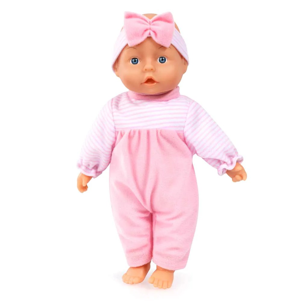 Set de joaca landou cu papusa cu corp moale Bayer 28 cm - poza 3