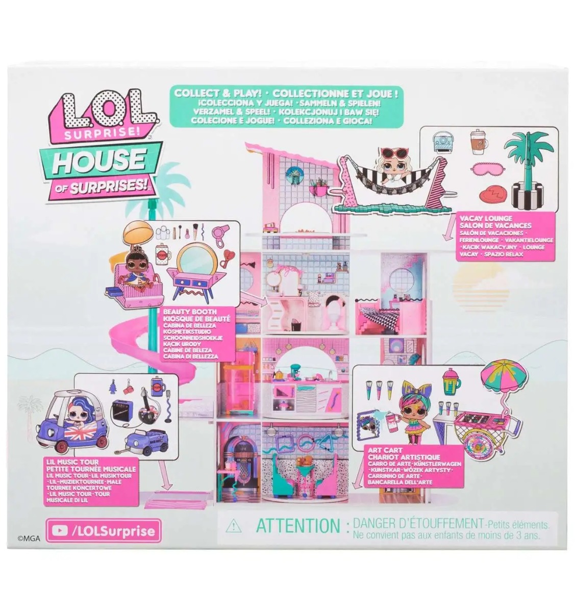 Set de joaca LOL Surprise Vacay Lounge cu papusa, seria 6 - poza 4