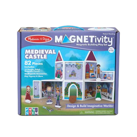 Set de joaca magnetic Castel medieval - Melissa & Doug - poza 1