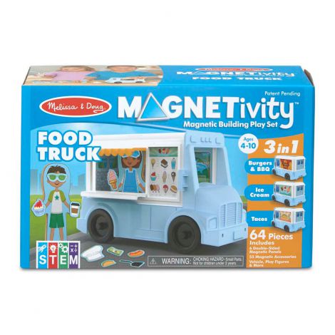 Set de joaca magnetic Food Truck- Melissa & Doug - poza 1