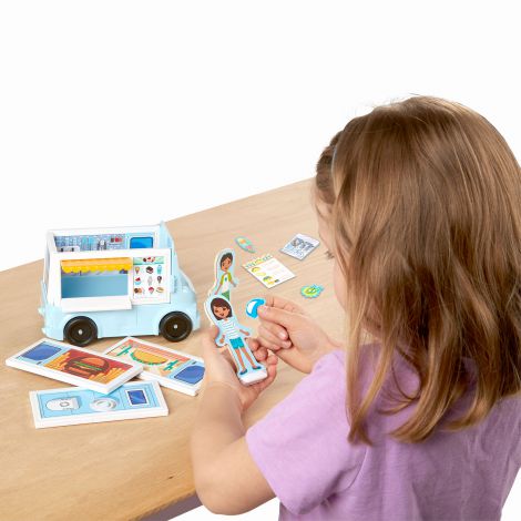 Set de joaca magnetic Food Truck- Melissa & Doug - poza 3