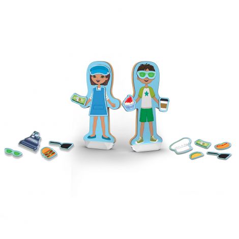 Set de joaca magnetic Food Truck- Melissa & Doug - poza 4