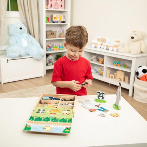 Set de joaca magnetic Meserii - Melissa & Doug - poza 4