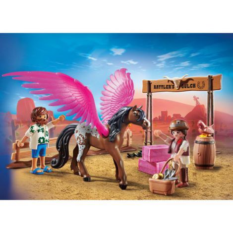 Set de joaca - Marla, Del Si Calul Inaripat Playmobil 70074 - poza 3