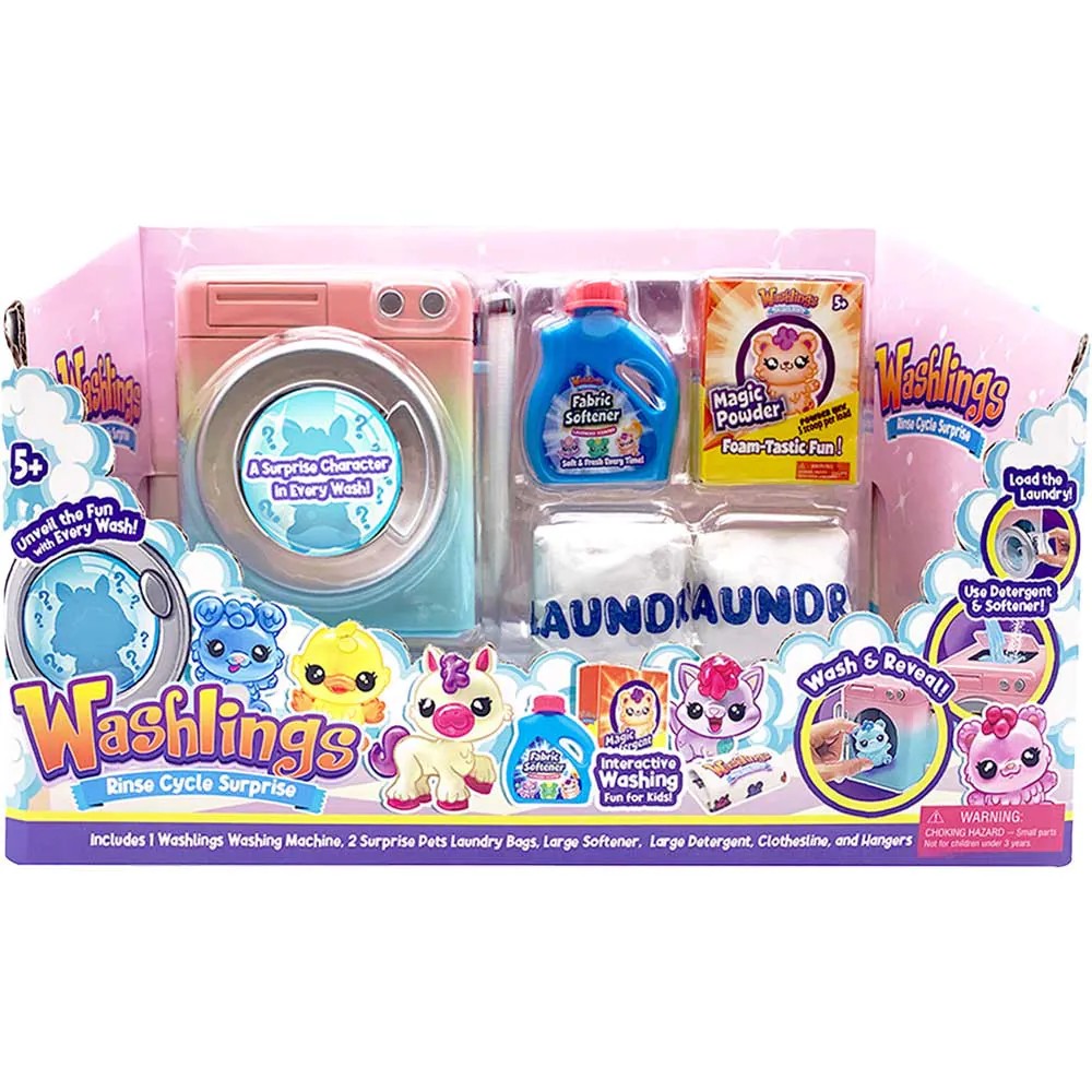 Set de joaca Masina de spalat Washling cu 2 mini figurine surpriza - poza 1