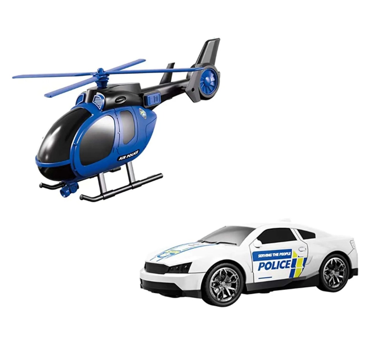 Set de joaca masina politie si elicopter Ocie - poza 1
