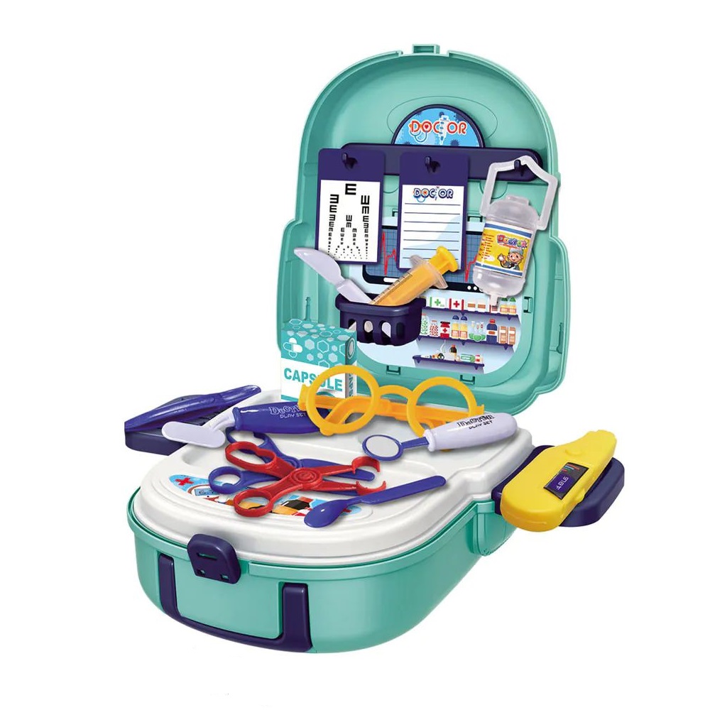 Set de joaca mini set de doctor in rucsac Mini Medical Supplies - poza 1