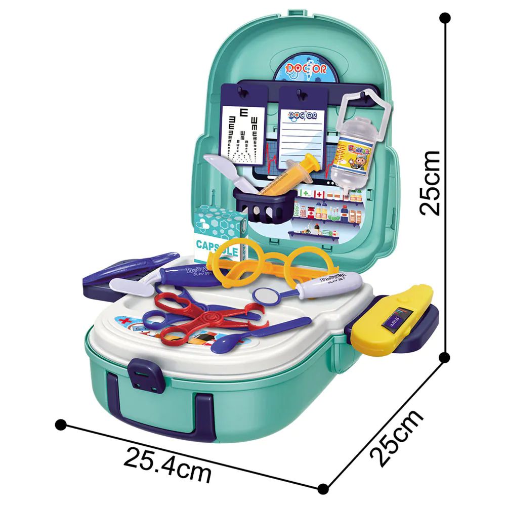 Set de joaca mini set de doctor in rucsac Mini Medical Supplies - poza 4