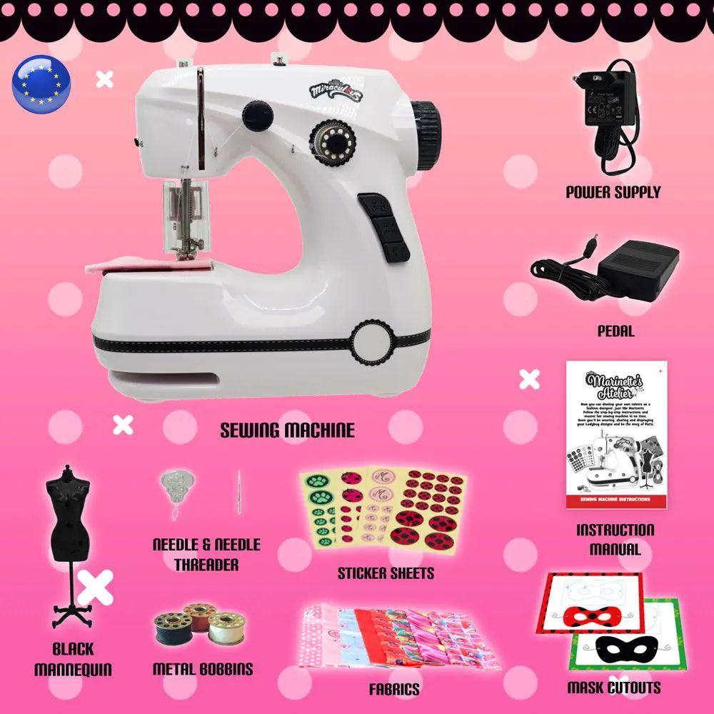 Set de joaca Miraculous LadyBug Masina de Cusut - poza 4