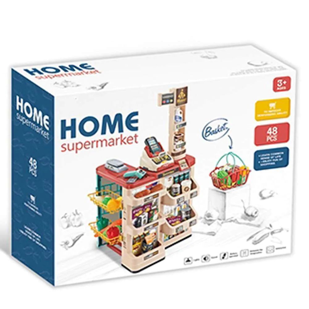 Set de joaca Ocie Home Supermarket 48 piese - poza 2