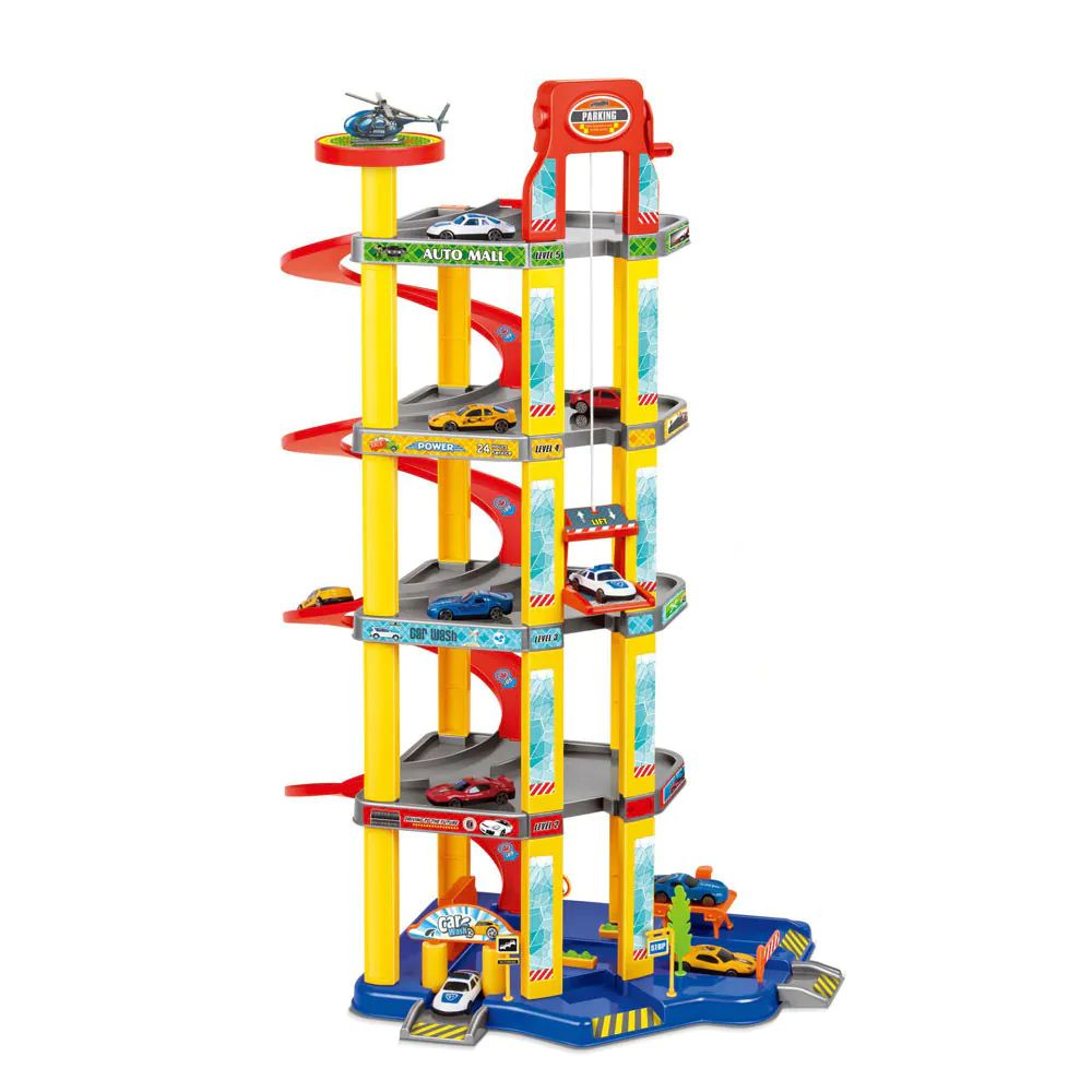 Set de joaca parcare cu 4 masinute - poza 1