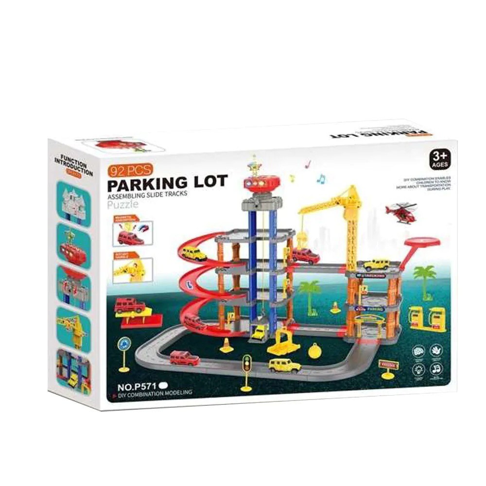 Set de joaca Parcare cu macara si heliport Parking Set - poza 1