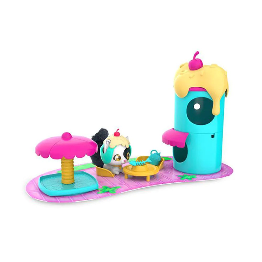 Set de joaca Pisicuta si Casuta Surpriza Kitty Paws QT Kitties 20 piese - poza 2
