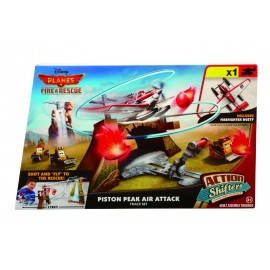 Set de joaca Piston Peak Air Attack Trackset - Fire and Rescue Disney Planes 2 - poza 3