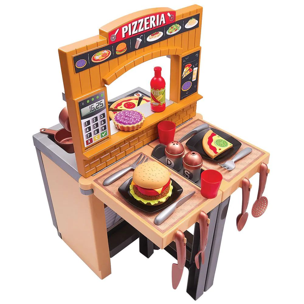 Set de joaca Pizzerie Eccoifier 32 piese - poza 3