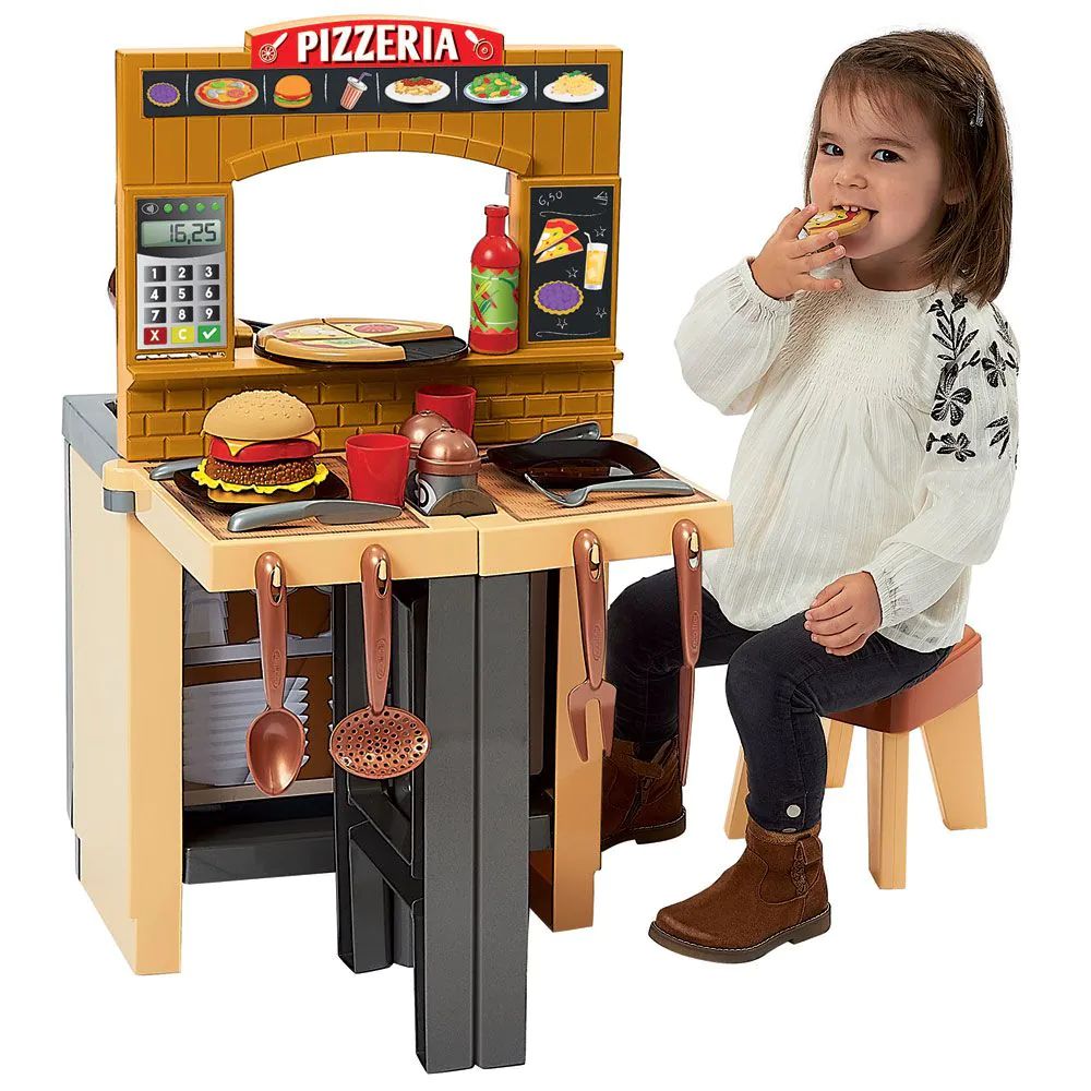 Set de joaca Pizzerie Eccoifier 32 piese - poza 4