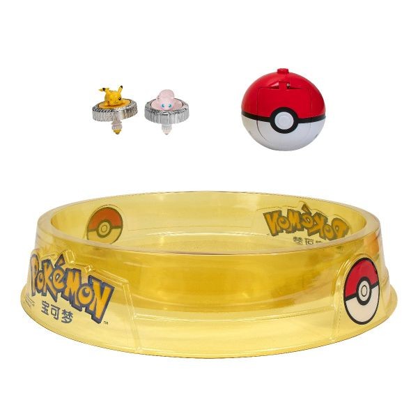 Set de joaca Pokemon Battle Spinner cu doua figurine si Arena - poza 1